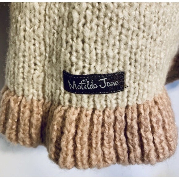 Matilda Jane Just Imagine Jacie Knit Ruffled Open Front Tunic Cardigan Medium - Picture 5 of 10